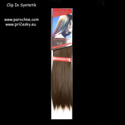 Clip In 45 cm Kit Syntetický vlas sada